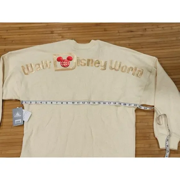 NEW Disney Sequined Santa Mickey Merry Christmas Pixie Dust Spirit Jersey Size S - Picture 8 of 9